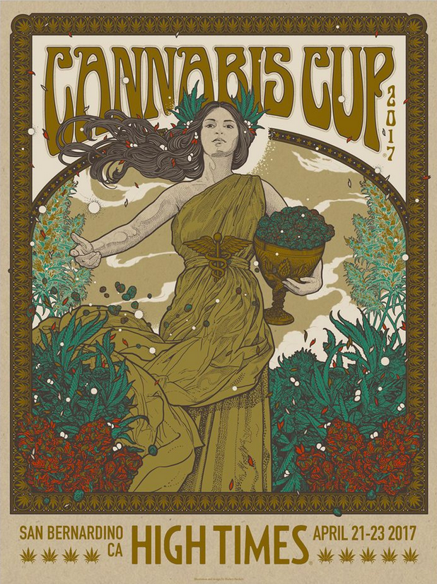 Richey Beckett 'Cannabis Cup' Posters Available
