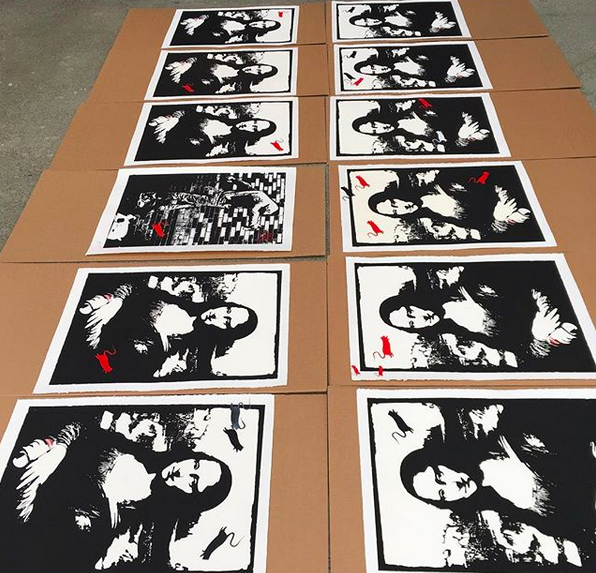 Blek 'Mona Lisa' Print SNEAK PEEK