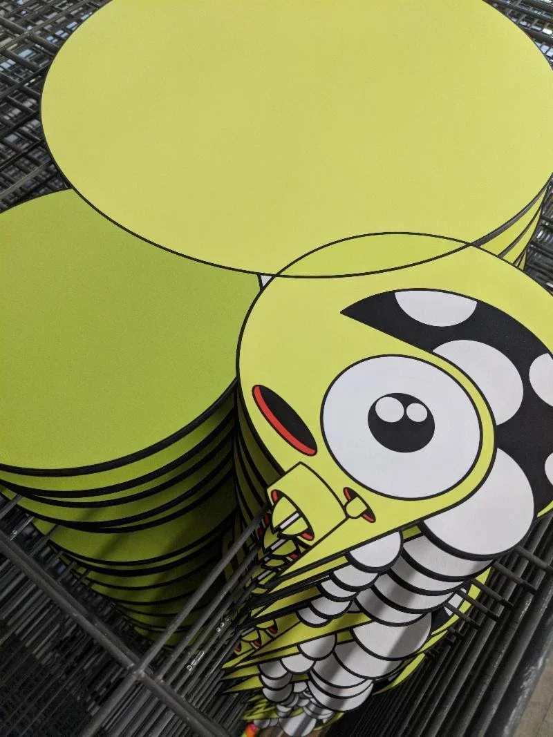 Dalek 'Space Monkey' GREEN Wood Print Release Details