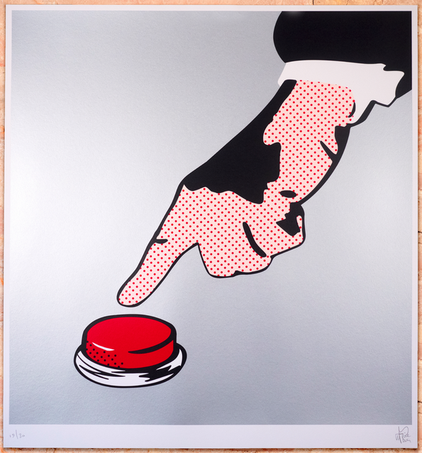 Pure Evil 'Masters Of War' SILVER Print Available