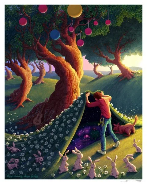 James Flames 'Always Searching, Always Finding' Print Available