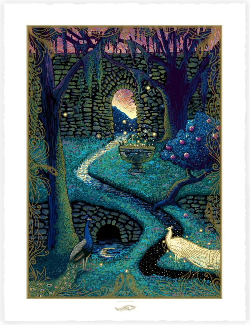 James R. Eads 'Back In The Garden' Print Available