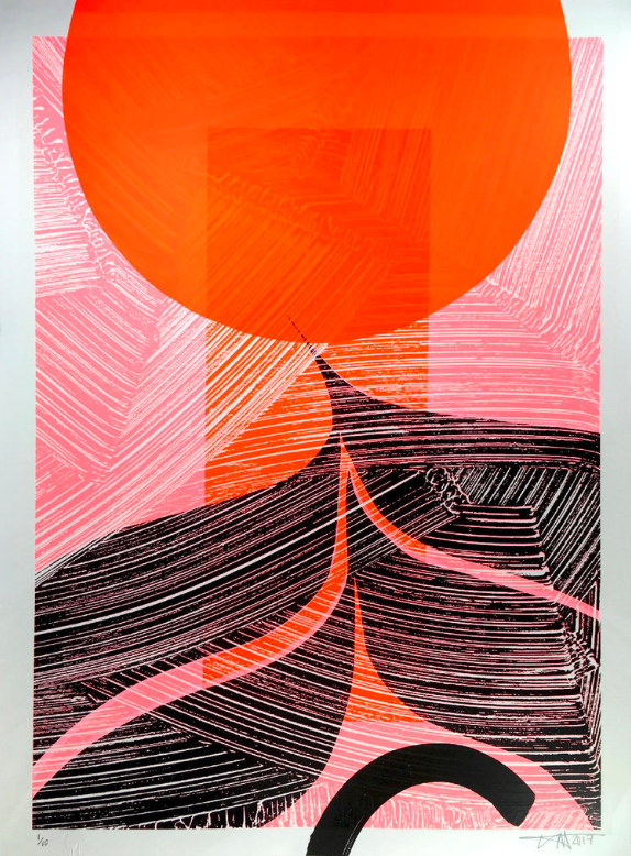 Lucy McLauchlan 'Neon Sun' Print Available