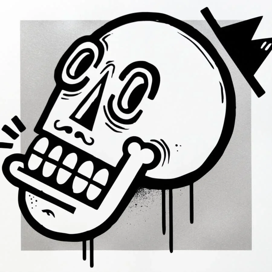 Joachim 'Born To Paint' Print Available