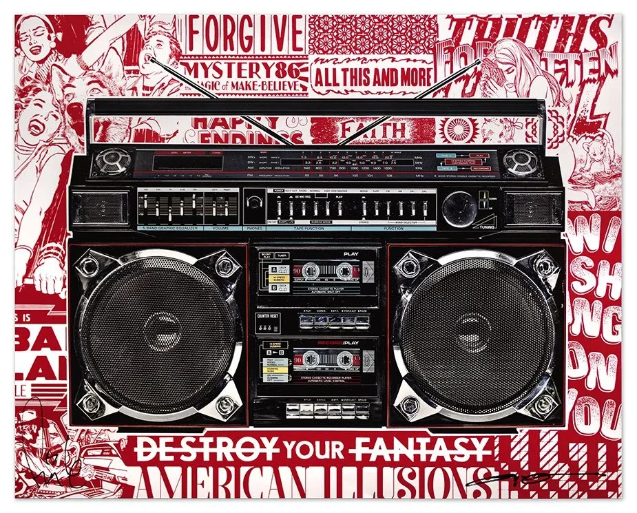 Faile 'Boombox Illusions' Print Available