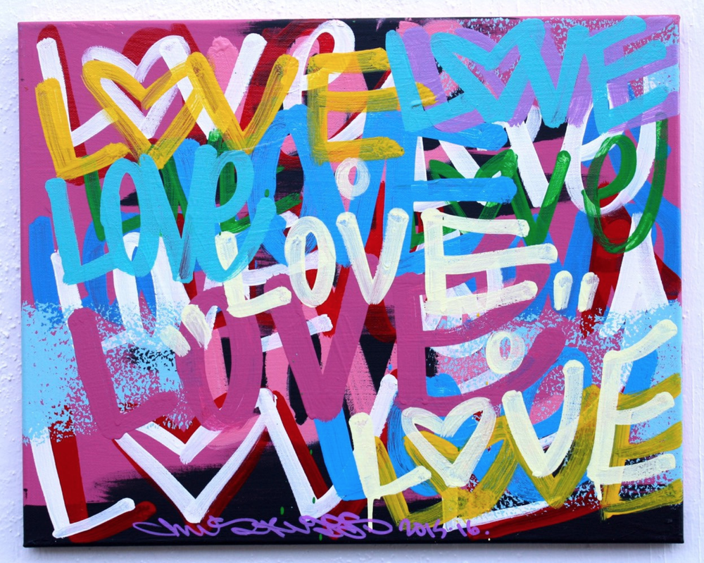 Chris Riggs 'Love' Painting Available