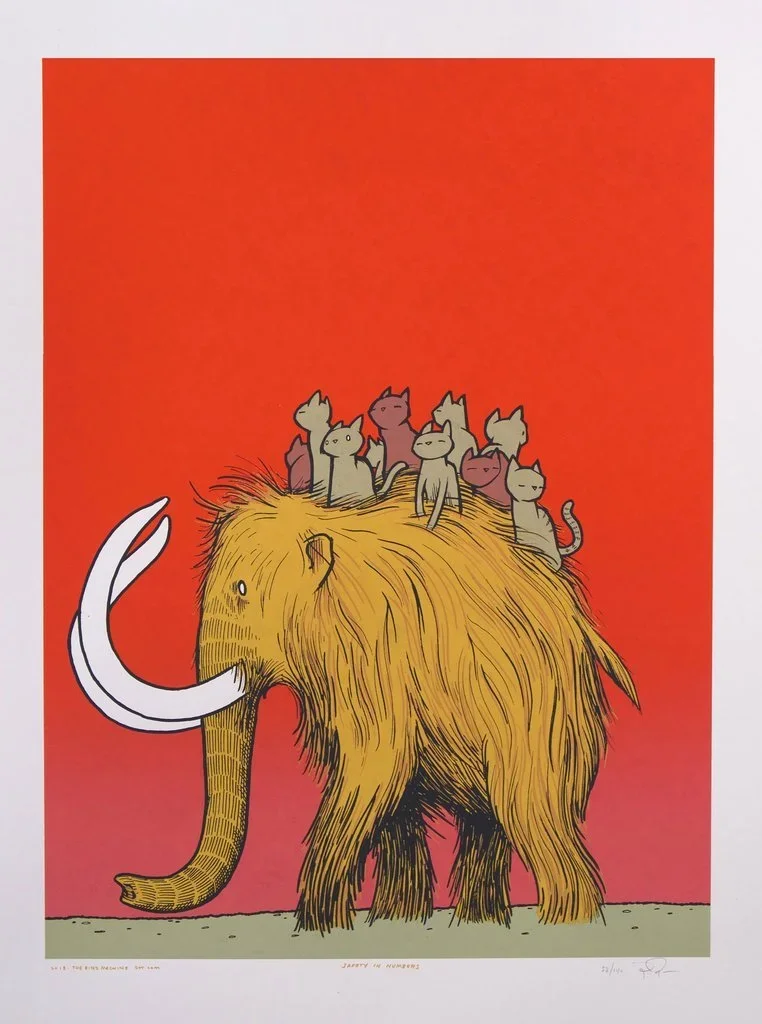 Jay Ryan 'Safety In Numbers' Print Available