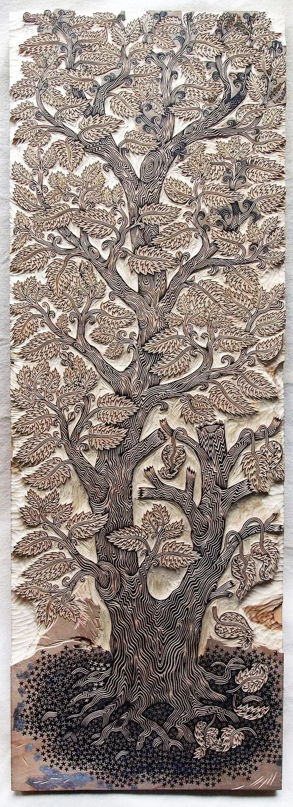 Valerie Lueth 'Branching' AMAZING Wood Cut Print Pre-Sale Details