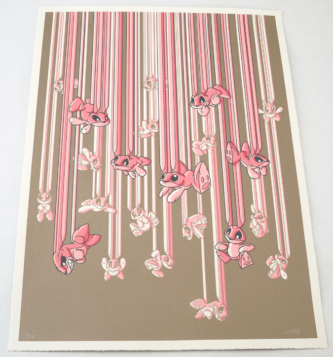 Joe Ledbetter 'Down The Rabbit Hole' Print Available