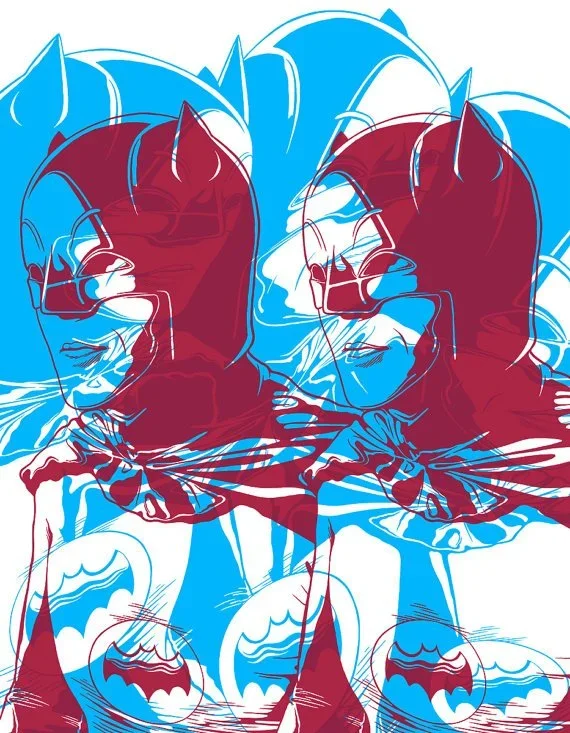 Nick Perry 'Pop! Batman!' Print Available