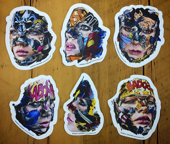 Sandra Chevrier 'Stickers' Available Plus Plus
