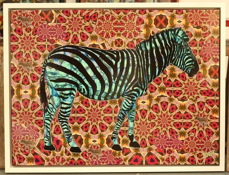 Trxtr 'Blue Zebra' Mixed Media Edition Available