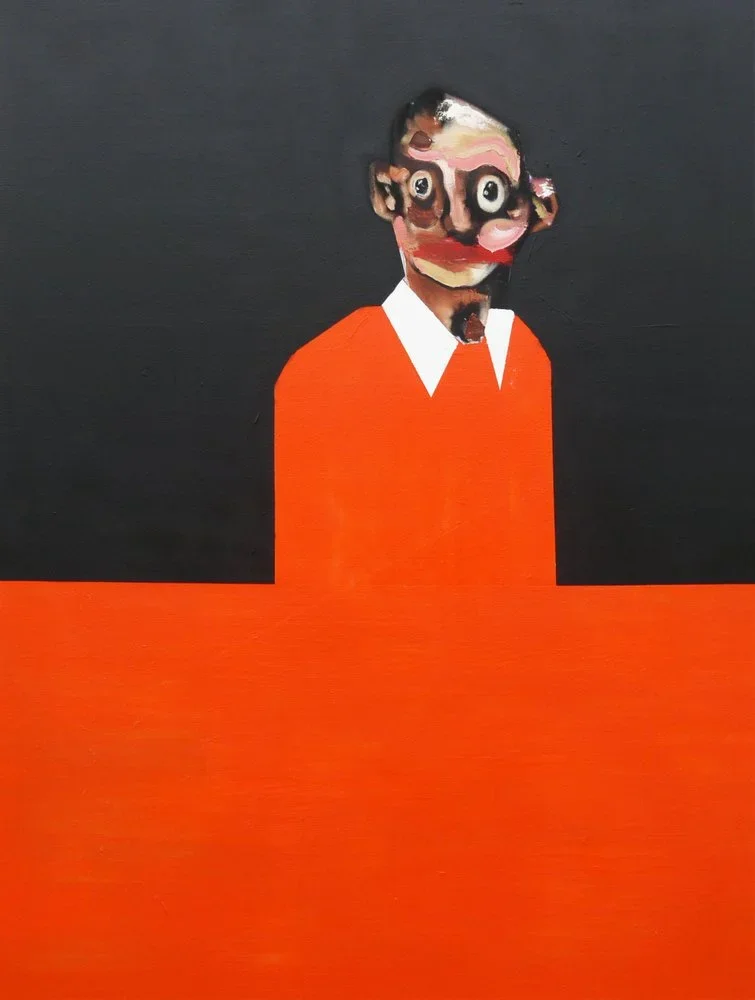Lee Ellis 'Man In Orange' Original Available