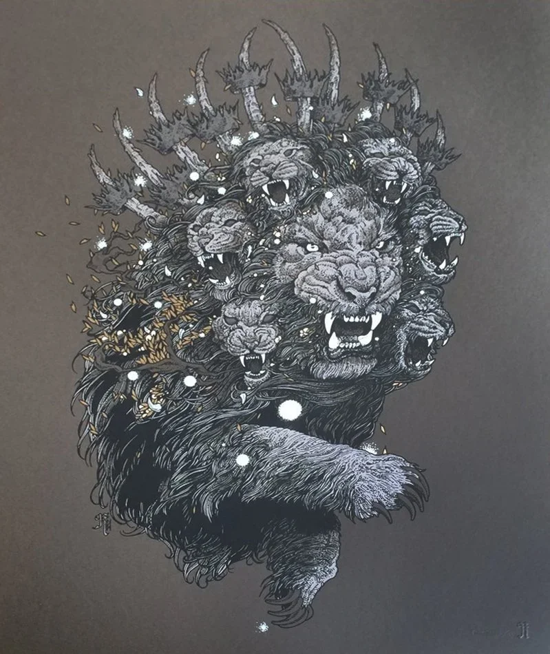 Richey Beckett 'Beast Of The Apocalypse' Print Available