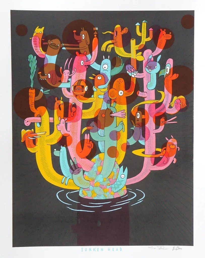 Jay Ryan and Jesse LeDoux 'Sunken Head' Print Available