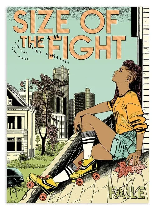 FAILE 'Size Of The Fight' Print Available