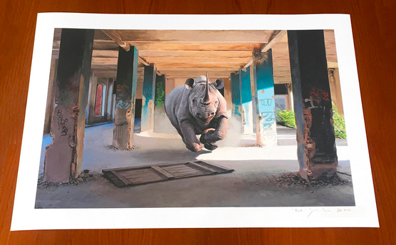 Josh Keyes 'Quake' Print Release Details