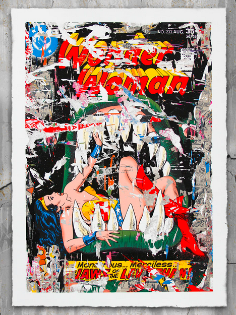 Mr Brainwash 'Wonder Woman' Print Release Details