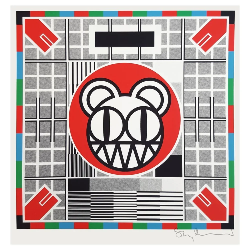 Stanley Donwood 'Adjust Your Set' Print Available