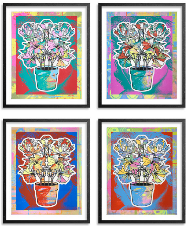 Greg Gossel 'Bouquet' Prints Available