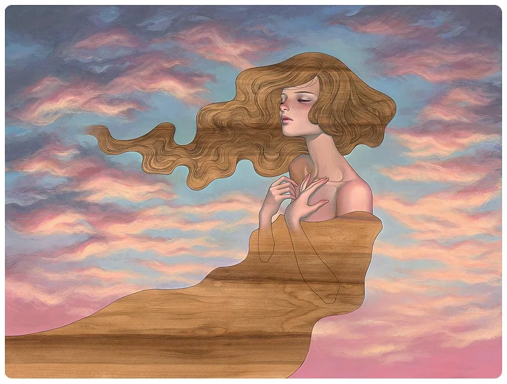 Audrey Kawasaki 'As I Fall' Print Available - LAST CHANCE!!