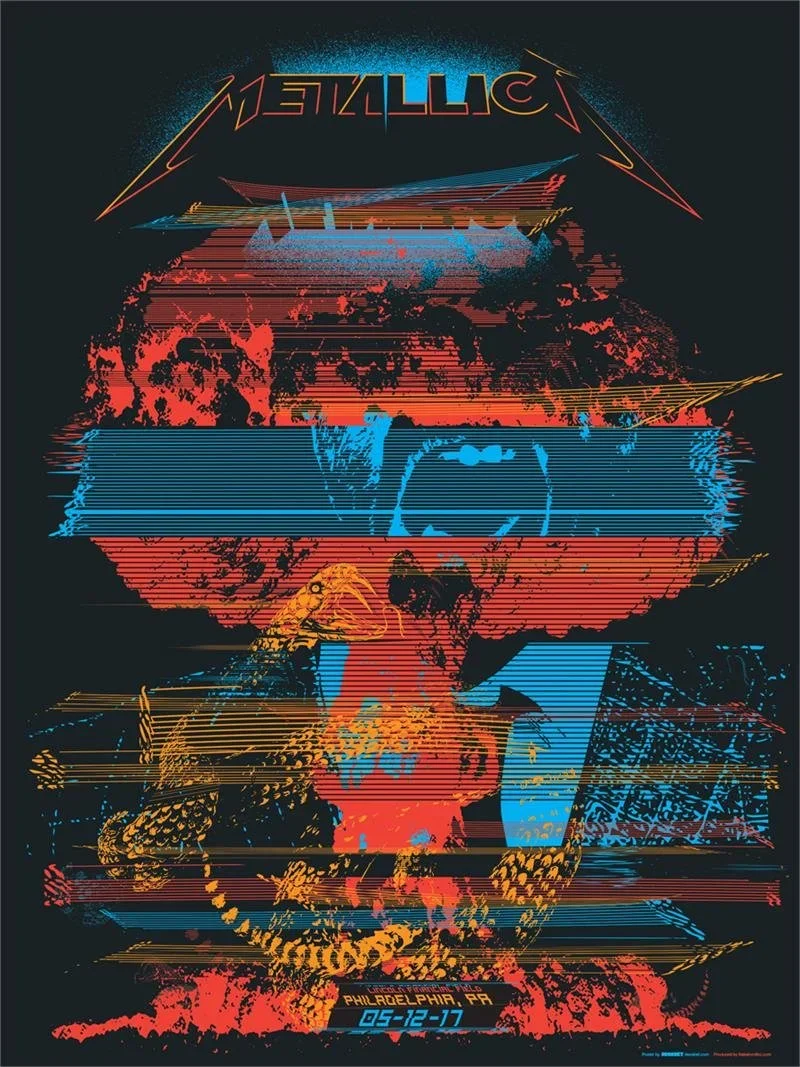 Malmberg 'Metallica Philly' Print Available