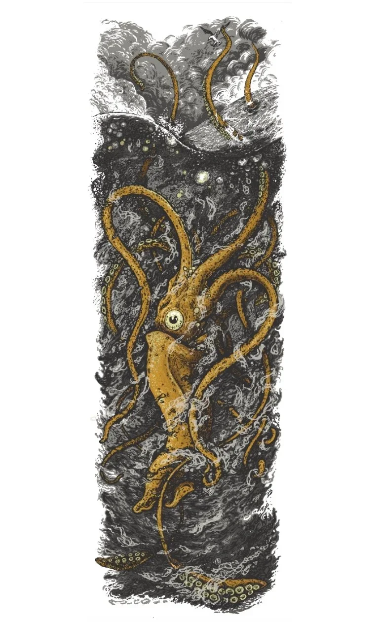 Geordan Moore 'Seabeast IV' Print Available