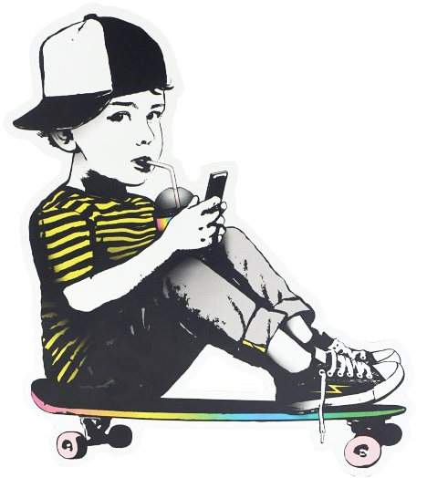 Bumblebeelovesyou 'Yo!' Wood Print Available