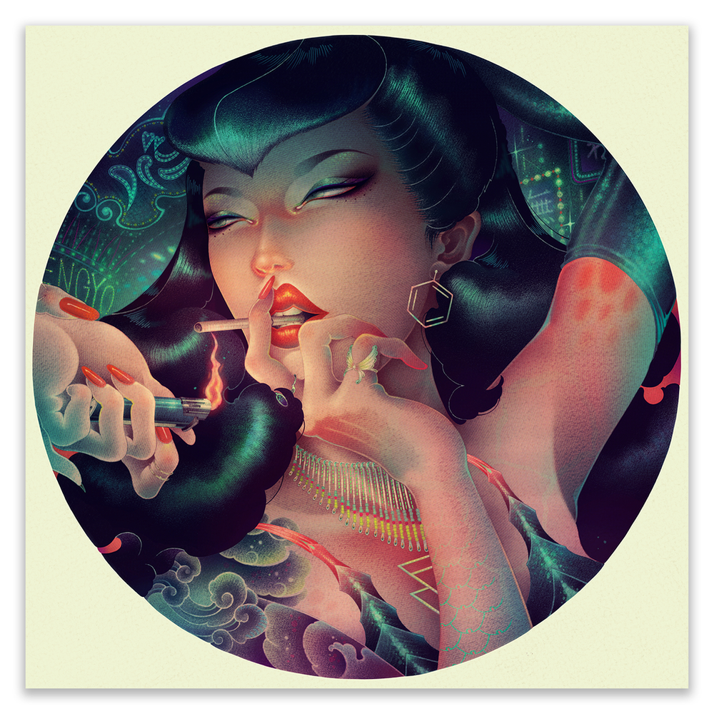 ONEQ 'Noctiluca' Print Available