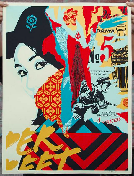 Shepard Fairey 'Drink Crude Oil' Print Release Details