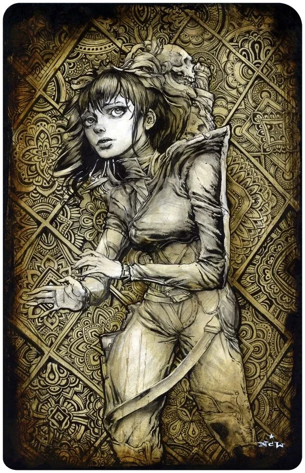 NC Winters 'Labyrinthian Wanderer' Original Drawing Available