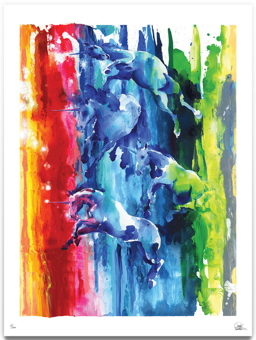 Lora Zombie 'Northern Lights' HPM Prints Available