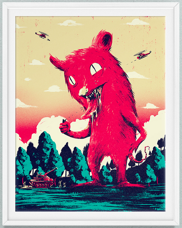 Marie Bergeron 'Monster' Print Available