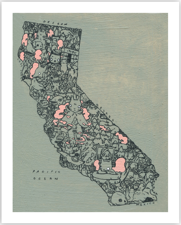 Deth P Sun 'California' Print Available