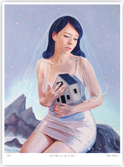 Edith Labeau 'Where We Used To Live' Print Available