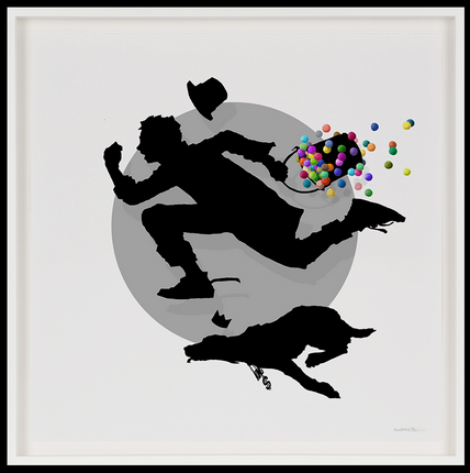 Kenny Random 'Catch Me If You Can' Square Print Available