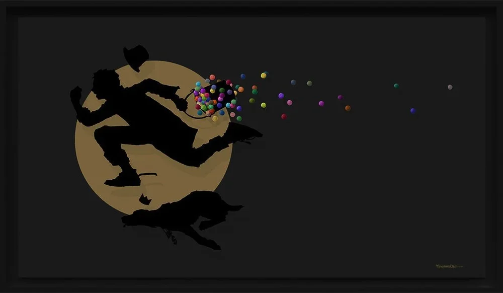 Kenny Random 'Catch Me If You Can' Horizontal Prints Available