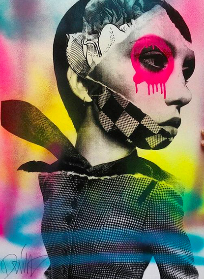 DAIN 'Checker Face Floral' Print Available NOW