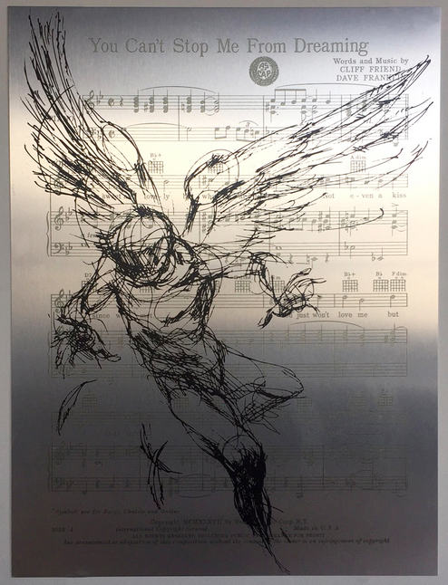 Derek Hess 'You Can't Stop Me From Dreaming' Aluminum Print Release Details