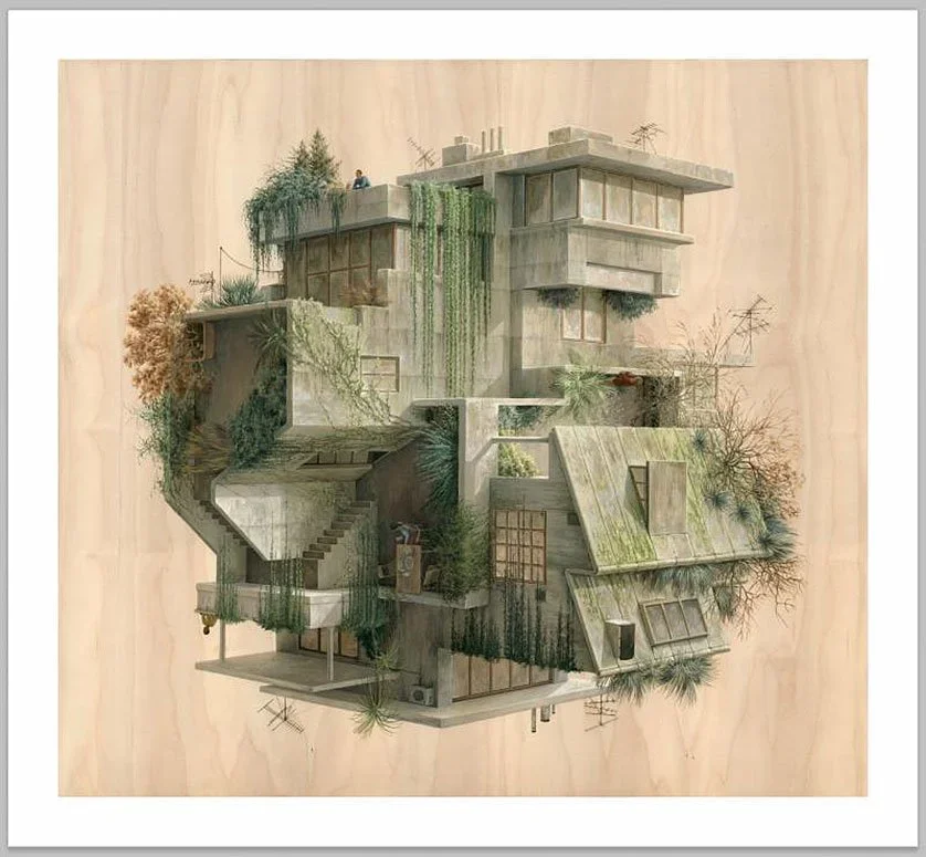 Cinta Vidal 'Brutal Architecture' Print Available