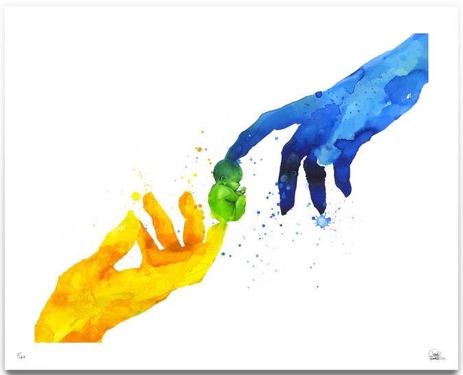 Lora Zombie 'Creation Of Color' Prints Available