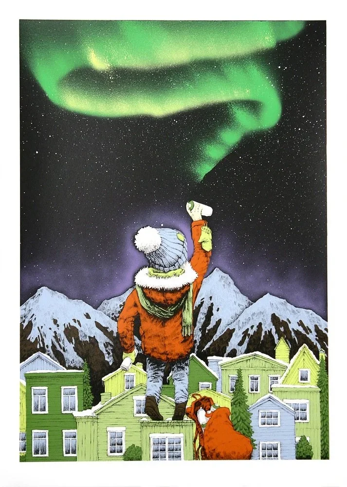 QBic 'After School' Hand Embellished Print Available