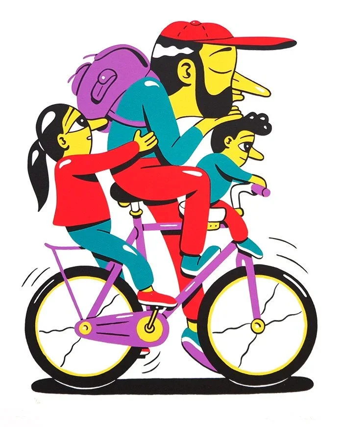 Huskmitnavn 'Look Kids No Hands' Print Available