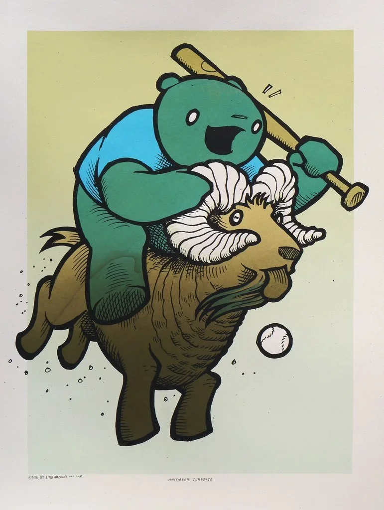 Jay Ryan 'November Surprise' Print Available