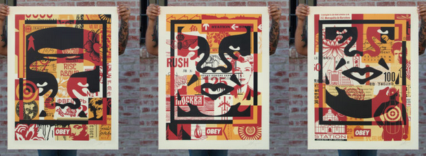 Obey 'Collage Icon' Large Format Prints Release Details