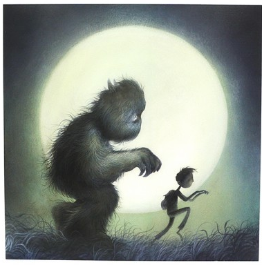 Dan May 'We Were Monsters' Wood Print Available