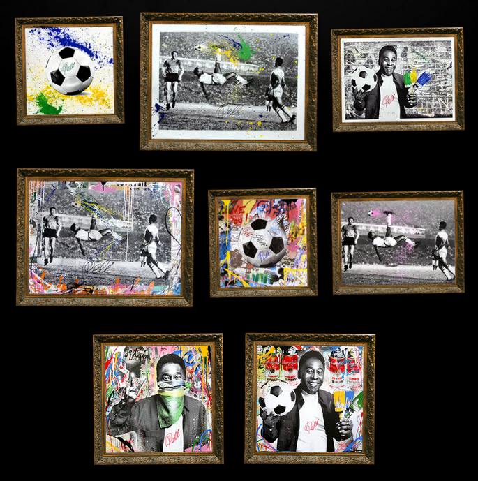 Mr Brainwash / Pele Collab Prints Release Details