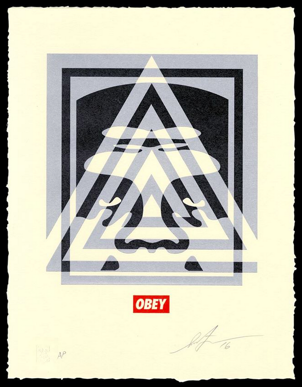 Obey 'Endless Power' Letter Press Print Available