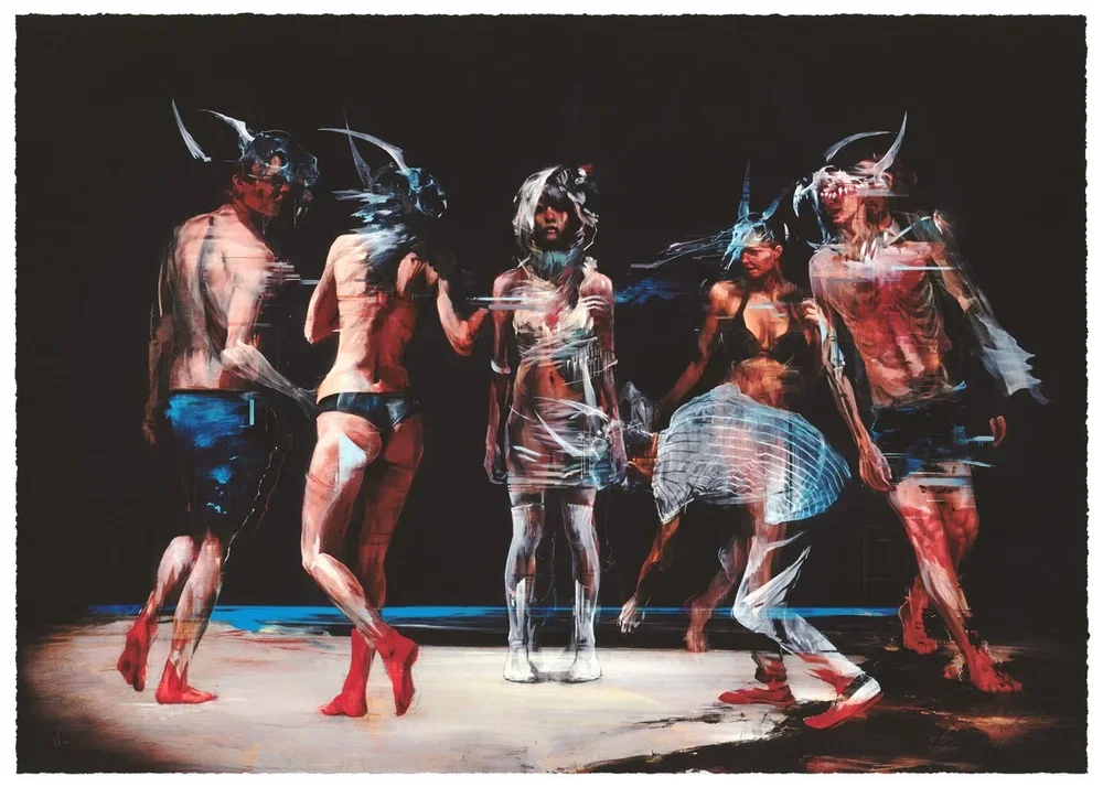 Ian Francis 'Revolving Cage' Print Available