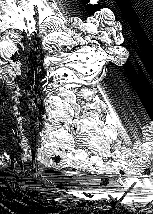 Nicolas Delort 'Auturnu' Laser Etched Print Available